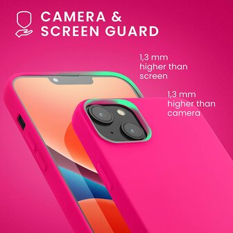 iPhone 14 Plus - Liquid Back Cover - Roze