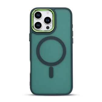 iPhone 16 Pro - Groen - Matte Armor - Geschikt voor MagSafe