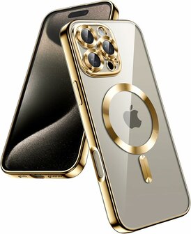 iPhone 16 Pro - Goud - Siliconen MagSafe Back Cover