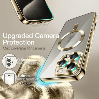 iPhone 16 Pro - Goud - Siliconen MagSafe Back Cover