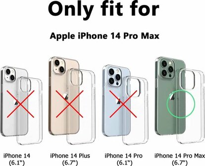 iPhone 14 Pro Max - Anti-Shock - Transparant