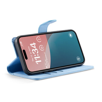 iPhone 16 Plus - Sky Blue - 2 in 1 Book Case