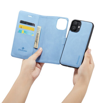 iPhone 16 Plus - Sky Blue - 2 in 1 Book Case