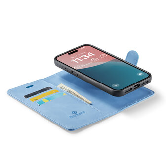 iPhone 16 Plus - Sky Blue - 2 in 1 Book Case