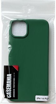 iPhone 14 Plus - HQ TPU Back Cover - Donker Groen
