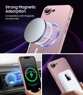 iPhone 16e - MagSafe Matte TPU - Roze