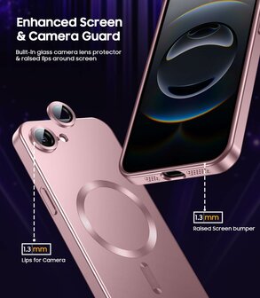 iPhone 16e - MagSafe Matte TPU - Roze