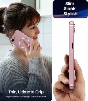 iPhone 16e - MagSafe Matte TPU - Roze