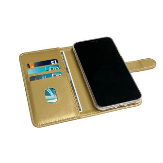 iPhone 11 - Book Case - Goud