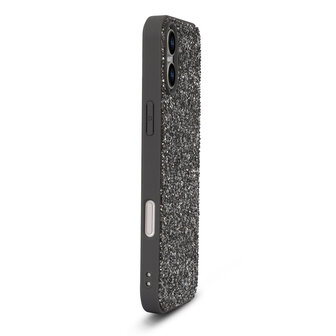 iPhone 16 Plus - Diamant Glitter - Zilver
