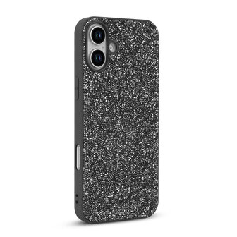 iPhone 16 Plus - Diamant Glitter - Zilver