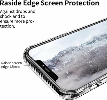 iPhone 11 Pro Max Zwart - Gel Armor Back Cover