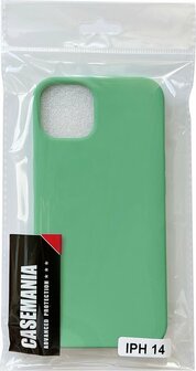 iPhone 14 - HQ TPU Back Cover - Licht Groen