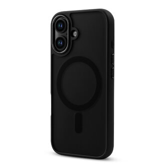 iPhone 16 Plus - Zwart - Matte Armor - Geschikt voor MagSafe