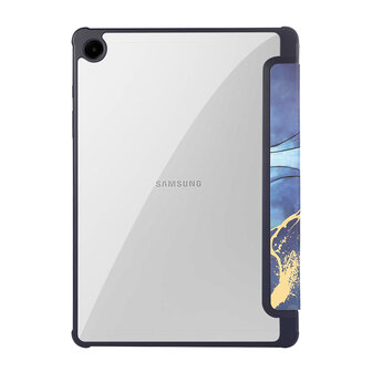 Samsung Tab A9 Plus - Marmer Blauw - Smart Cover