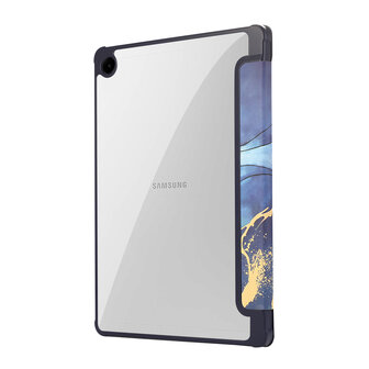 Samsung Tab A9 Plus - Marmer Blauw - Smart Cover