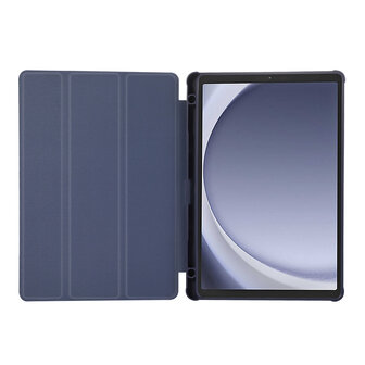 Samsung Tab A9 Plus - Marmer Blauw - Smart Cover