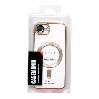 iPhone 16e - Goud - Siliconen MagSafe Back Cover