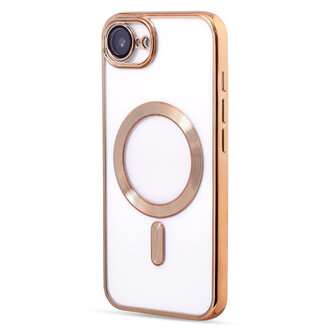 iPhone 16e - Goud - Siliconen MagSafe Back Cover