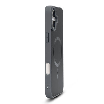 iPhone 16 - Grijs - Carbon MagSafe Back Cover