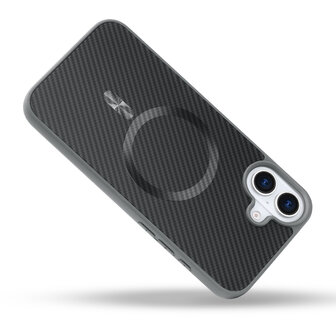 iPhone 16 - Grijs - Carbon MagSafe Back Cover