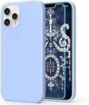 iPhone 12 Pro Max - Back Cover &amp;amp; Glas - Blauw