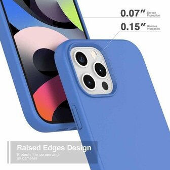 iPhone 12 Pro Max - Back Cover &amp;amp; Glas - Blauw