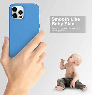 iPhone 12 Pro Max - Back Cover &amp;amp; Glas - Blauw