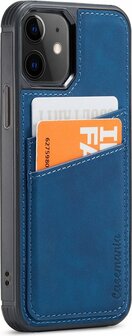 iPhone 13 Pro - Back Cover met Kaarthouder - Navy Blue
