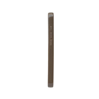 iPhone 16e - Chocolate Brown - Glitter Siliconen MagSafe Back Cover
