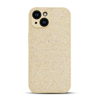 iPhone 12 - Diamant Glitter - Goud