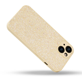iPhone 12 - Diamant Glitter - Goud