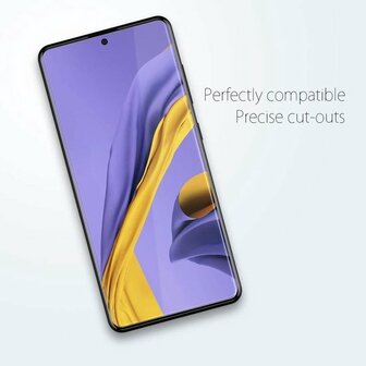Samsung A51 - Armor met Kickstand Ring &amp;amp; Glas - Goud