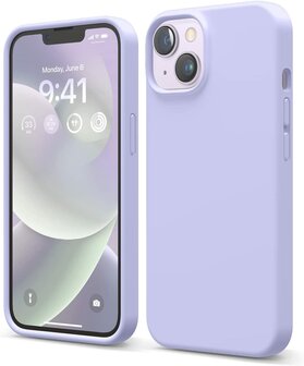 iPhone 14 Plus - Liquid Back Cover - Paars
