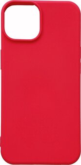 iPhone 14 Plus - Microfiber Back Cover - Rood