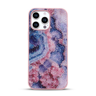 iPhone 16 Pro - Diamant Marmer Glitter - Nova