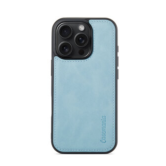 iPhone 16 Pro - Aqua Blue - 2 in 1 Book Case