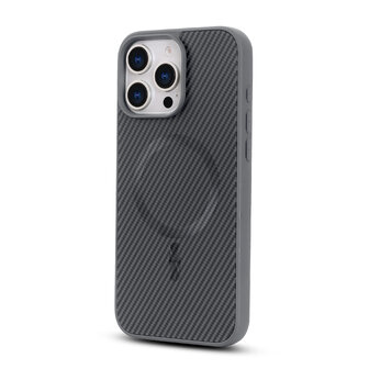 iPhone 14 Pro - Grijs - Carbon MagSafe Back Cover