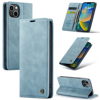 iPhone 15 Aqua Blue - Book Case