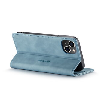 iPhone 15 Aqua Blue - Book Case