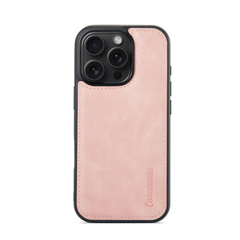 iPhone 16 Pro - Pale Pink - 2 in 1 Book Case