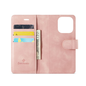 iPhone 16 Pro - Pale Pink - 2 in 1 Book Case