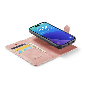 iPhone 16 Pro - Pale Pink - 2 in 1 Book Case