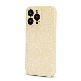 iPhone 14 Pro - Diamant Glitter - Goud