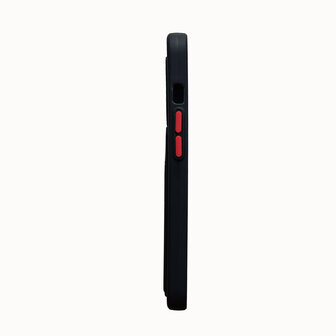 iPhone 12 Pro Max - Back Cover met Kaarthouder - Zwart