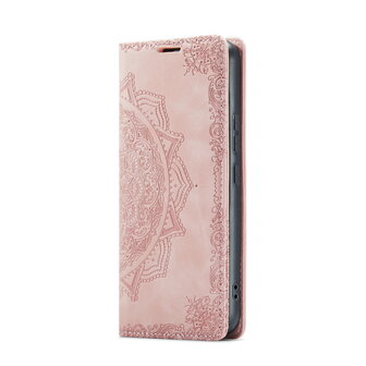 Samsung A14 Pale Pink - Mandala Book Case