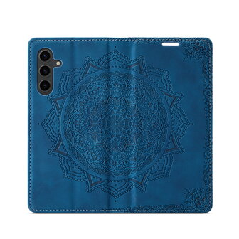Samsung A14 Navy Blue - Mandala Book Case
