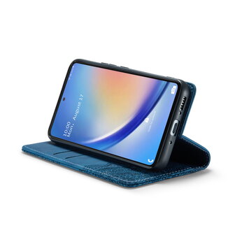 Samsung A14 Navy Blue - Mandala Book Case