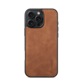 iPhone 16 Pro Max - Sienna Brown - 2 in 1 Book Case
