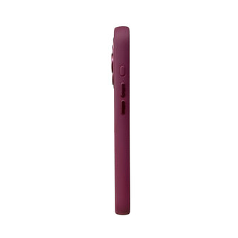 iPhone 16 Pro - Bordeaux - Matte Armor met Cam Bescherming - Geschikt voor MagSafe